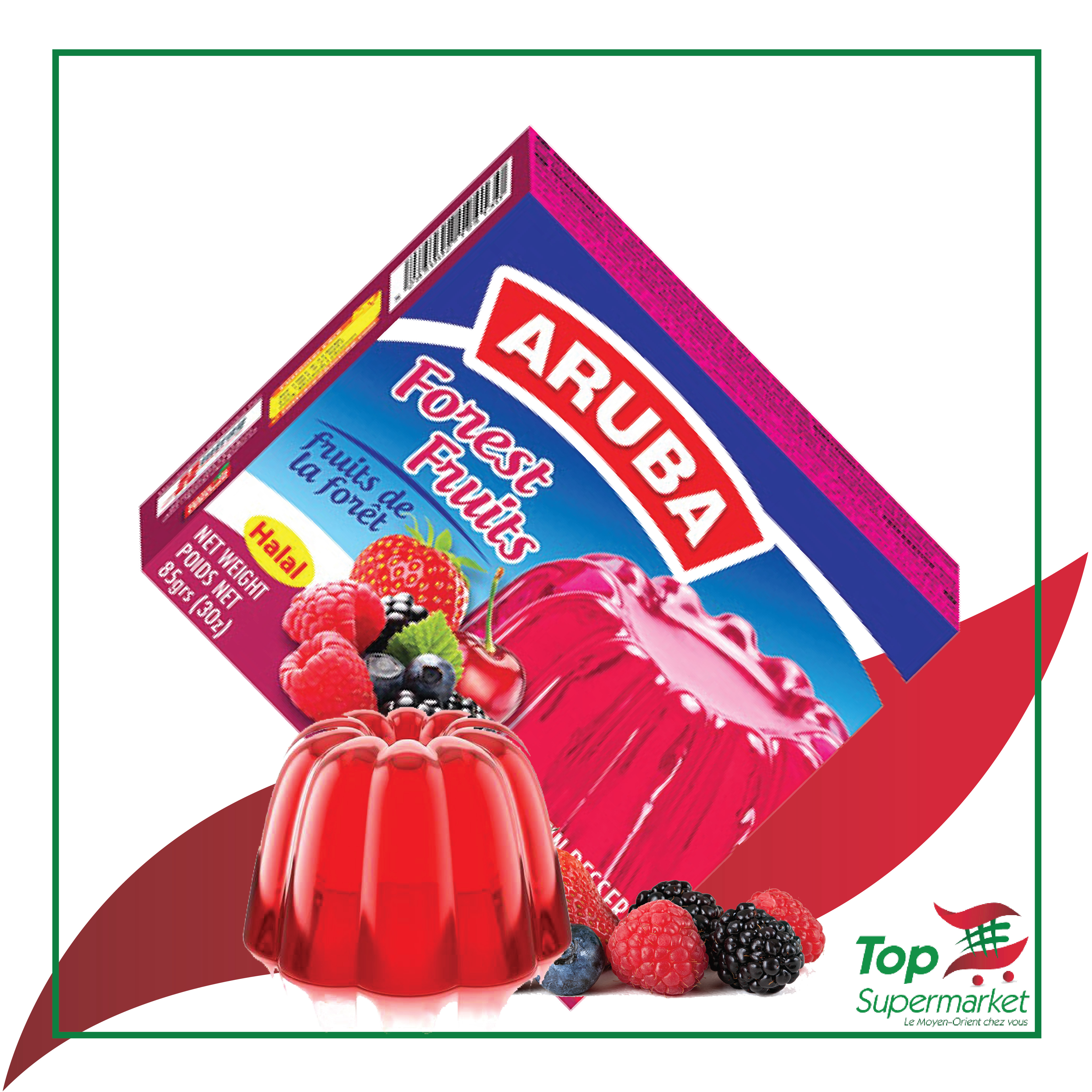 Aruba Jelly fruits de la foràªt 85gr HALAL